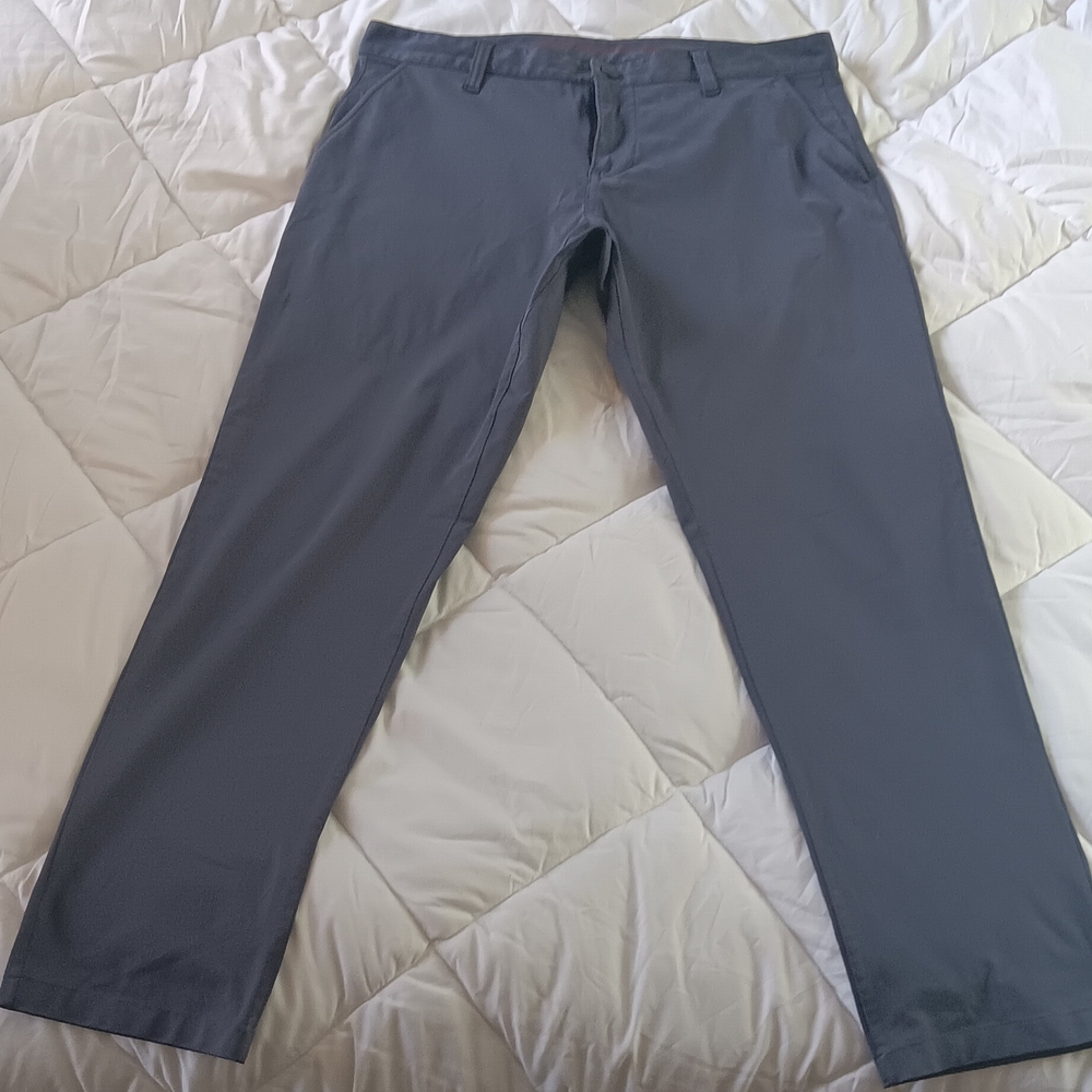 RHONE TRAVEL PANTS Men's Gray Pants